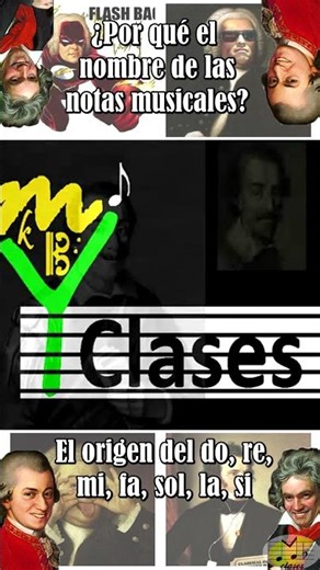 ¿Por qué el nombre de las notas musicales? ¡Descúbrelo en este video! #Shorts