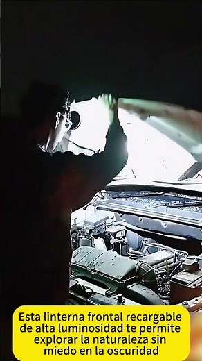 Linterna de diadema recargable de alta potencia y súper brillante, iluminación de larga distancia