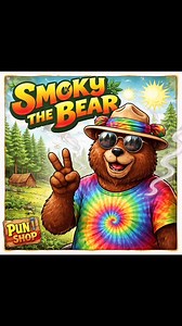 Smoky The Bear — soon available on all major streaming outlets. 🌲✌️🐻 A laid-back Pun Shop comedy tune with peace signs, forest vibes, and a whole lotta chill. #ThePunShop #SmokyTheBear #ComedySong #CountryComedy #FunnyMusic-#CartoonVibes #PeaceLoveAndPunchlines #weed #comedyvideos #comedy #comedyvideos #satire | The Pun Shop