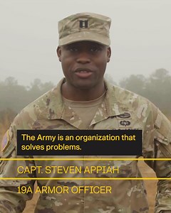 The more perspectives, the more possibilities. That’s the key to problem solving for leaders like Capt. Appiah. Learn how to lead as an Army Officer: http://spr.ly/6187OckQN. | GoArmy