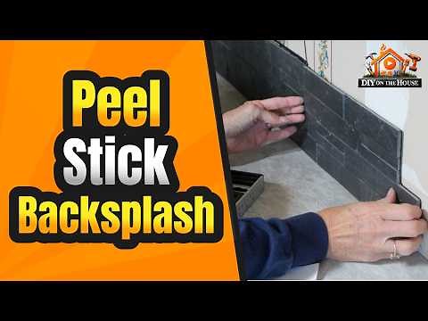 How to Install Peel and Stick Backsplash - Unique Backsplash Ideas