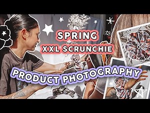 STUDIO VLOG #14 | SPRING SCRUNCHIE COLLECTION PHOTOSHOOT 2 📸 20 NEW Colours, Product Photography🌸