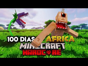 SOBREVIVÍ 100 Días en AFRICA en Minecraft HARDCORE ... Esto es lo que pasó