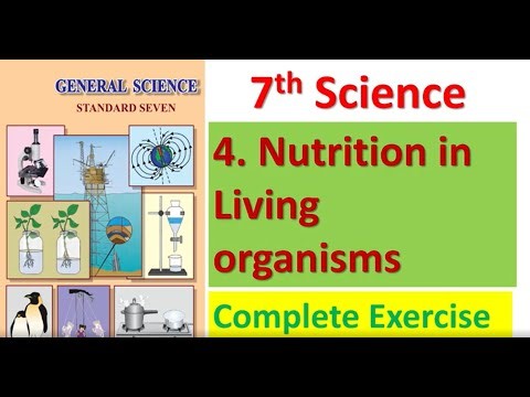 Exercise 4.Nutrition in Living Organisms class 7 science |Question answer class 7 science chapter 4