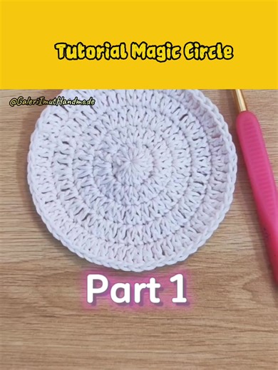 Tutorial dasar membuat Magic Circle #tutorial #crochet #handmade #rajuters #magicring