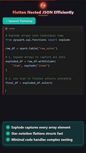 Flattening Multi-Level Nested JSON Efficiently
