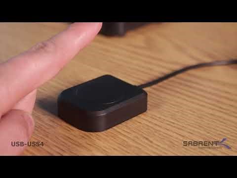 SABRENT USB 2.0 Sharing Switch up to 4 Computers and Peripherals LED Device Indicators (USB-USS4)