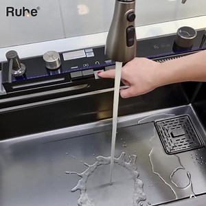 271 reactions · 15 shares | Experience the future of kitchen efficiency with Ruhe's Waterfall Nano Kitchen Sinks – complete with Waterfall Flow, a Pull-Out Mixer Faucet, an Automatic Cup Washer, and a Liquid Soap Dispenser! ✅Premium Stainless Steel ✅PVC Waste Pipe, SS Sink Coupling & Vegetable Strainer ✅30 Days easy return & exchange ✅10 Years Warranty ✅100% Made in India | Ruhe | Facebook