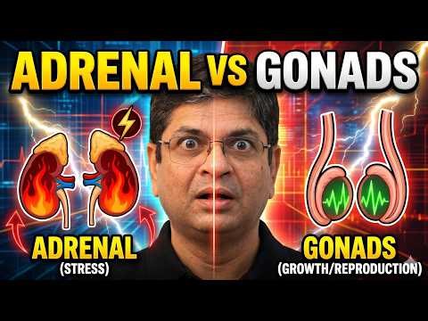 Adrenal Gland (Cortex & Medulla) + Gonads Explained | Class 11 Biology | Hormones & Functions