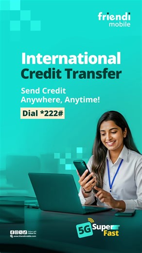 Simple International Credit Transfer with Friendi Mobile