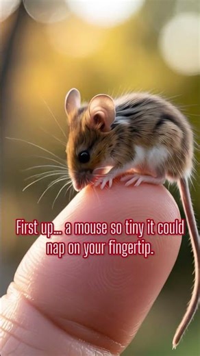 This Tiny Mouse Is Too Cute for This World! #TinyMouse #CuteAnimals #MiniCreatures #adorablemoments
