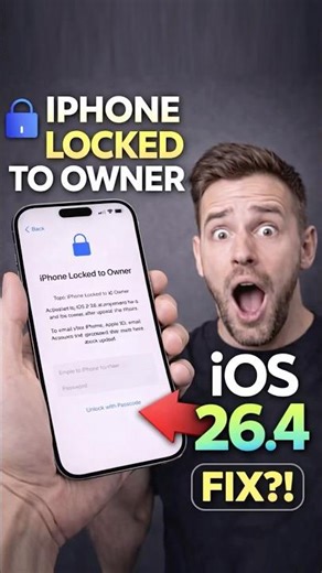 iOS 26.4 Locked Your iPhone? 🔒 2 Quick Fixes!