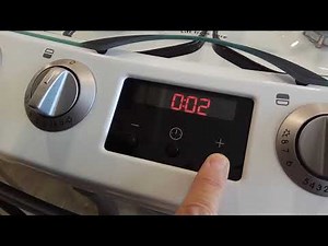 AEG / Electrolux / Zanussi - Cooker clock - Setting the time - V1 0
