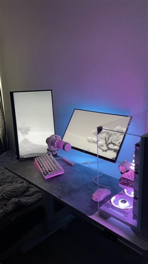 #minimalist #setup #flushdesk #fyp #pcsetup