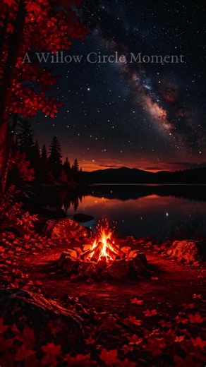 A Willow Circle moment. Three minutes to pause. Three minutes to breathe. Three minutes where nothing is being asked of you. Just the fire, the night, and a beautiful original piece of music created by our Willow Circle volunteer, C.T.B. from Klamath Falls, Oregon. We are so grateful for the time, heart, and creativity he has shared with the circle. Stay for a while. With love, Willow Circle #WillowCircle #MindfulMoment #SacredPause #ThreeMinutePause #OriginalMusic