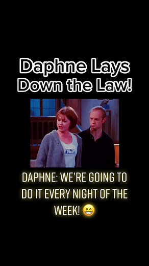 Iconic Frasier Scene with Daphne and Niles