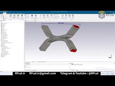 Waveguide Coupler 10-14.5 GHz 3dB number2