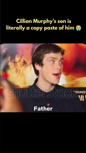 The resemblance between Cillian Murphy and his son is insane 🤯😂 #cillianmurphy #shorts