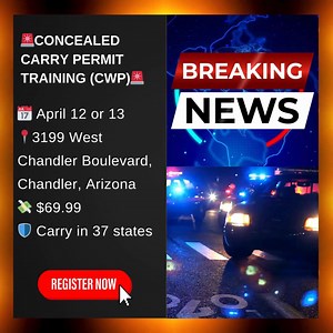 2.6K views · 12 reactions |  BREAKING: Carry a Gun Legally in 37 States! $69.99 CCW Training - Get Certified in Just 1 Day! • No experience needed • Reserve your seat now and start carrying with confidence tomorrow!  | Concealed Coalition | Facebook