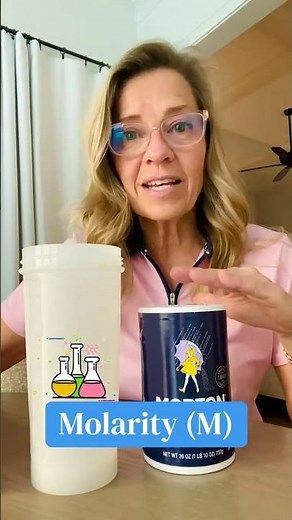 What is MOLARITY? #molarity #concentration #solutions #chemistryeducation