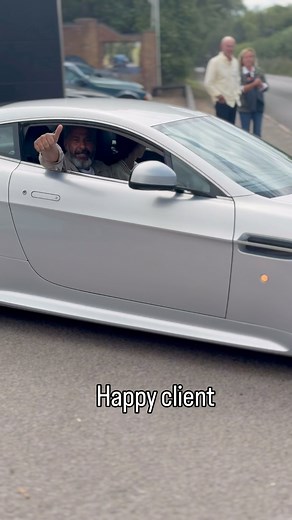 9.5K views · 329 reactions | One happy client and a fine departure homeward bound! Similar V12 Vantage examples required | Chiltern Aston Centre Ltd | Facebook