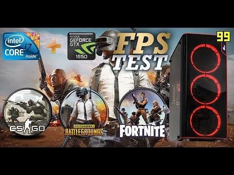 i7 4770 + GTX 1650 (CS GO, PUBG, FORTNITE) FPS TEST 1080p