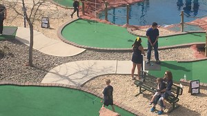 Adventure Zone entertainment center opens partially with two mini-golf courses