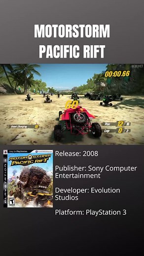 Motorstorm: Pacific Rift Gameplay for PlayStation 3
