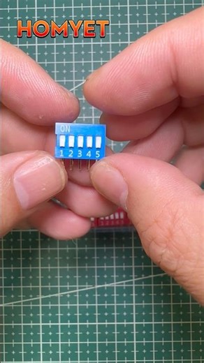 2.54mm DIP Switch | 5-Position Slide Switch | Address & Function Setting for PCB Electronics