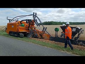 Tesmec 400 RT1100 Rocksaw in Action – Faster, Safer Fiber Optic Installation
