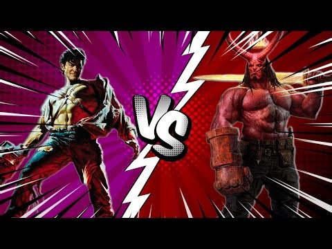 Ash Williams VS Hellboy Sprite Animation