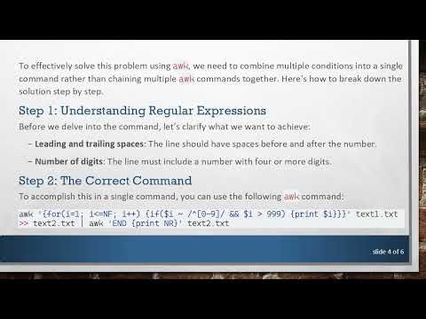 How to Combine Multiple Regular Expression Conditions in awk for Effective Text Processing