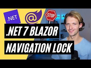 .NET 7 Blazor 🔥 New NavigationLock Component