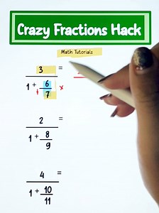 Crazy Fractions Hack‼️‼️ #Math #mathhacks #mathteachergon #Fractions #fraction #DIVISION #MultiplyingFraction #Algebra | Math Tutorials