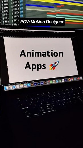 Motion Apps Animation in After Effect #aftereffects #shorts