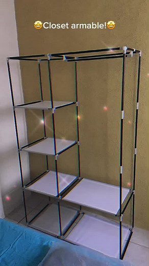 Cómo armar un closet de tela paso a paso