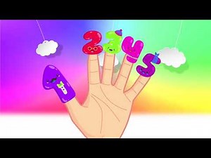 Numbers with Finger Family Song - Nursery Rhymes for Kids