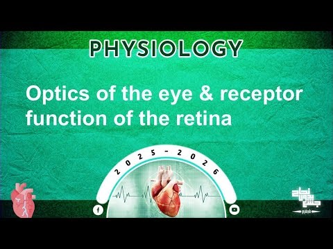 L2: Optics of the eye and receptor function of the retina; Physiology