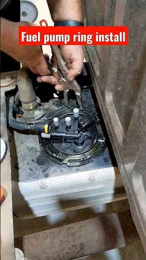 install fuel pump ring without special tools #diy #mechanic #lifehacks