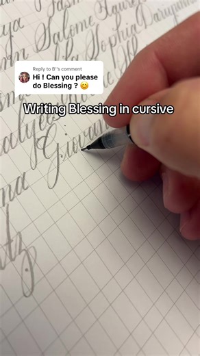 Replying to @B’ #lettering #calligraphy #cursive #fyp #handwriting | Cursive Writing