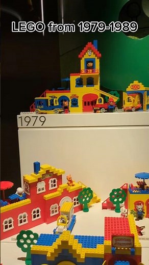 LEGO history from 1979-1989. Legoland, Billund, Denmark