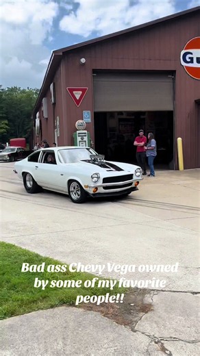 Yes! It is a Vega!! They get asked if it’s anything but a Vega all the time! #chevy #vega #carsoftiktok #classiccar #carshow