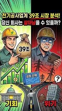 전기공사 39조 시장… 근데 왜 대부분은 3억도 힘들까? #전기공사