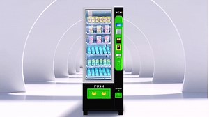 TCN Mini Cold Drink Mini Vending Machine 5 Inches Combo Vending Machine for Foods and Drinks