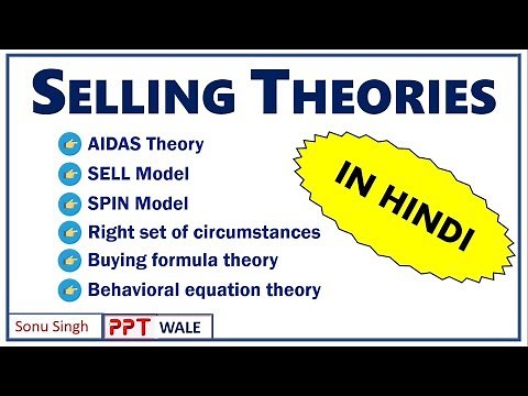 THEORIES OF SELLING IN HINDI | Sales Management (SM) | BBA/MBA | AIDAS | SELL | SPIN | ppt
