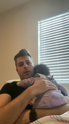 Baby Girl Poops on Dad - Big Poop Change