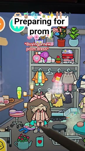 getting ready for prom #tocaboca #prom