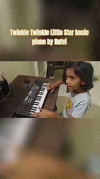 Twinkle Twinkle Little Star | Easy Piano by Rutvi 🌟 | Kids Song & Music Learning