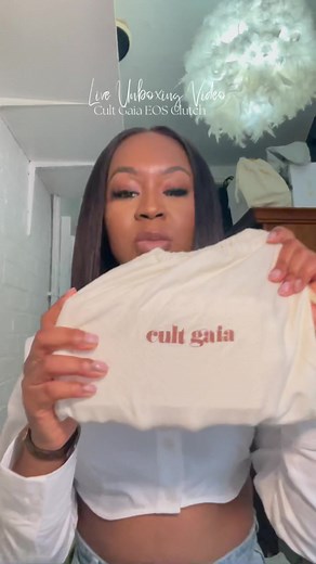 Luxury Unboxing: Cult Gaia EOS Clutch Revealed Live