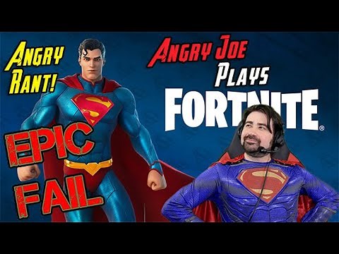 AngryJoe Plays Fortnite for Superman - Angry Rant!